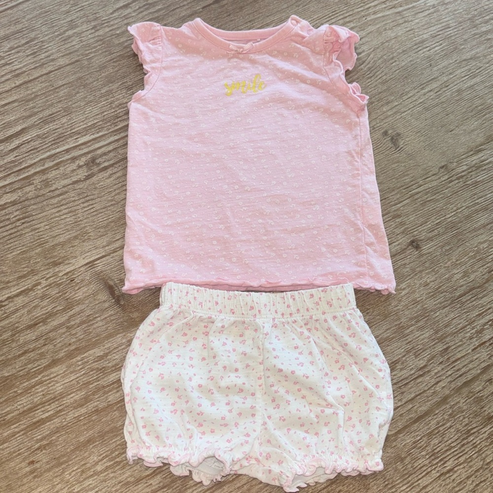 Topomini baby girl shirt with bloomer 74/80